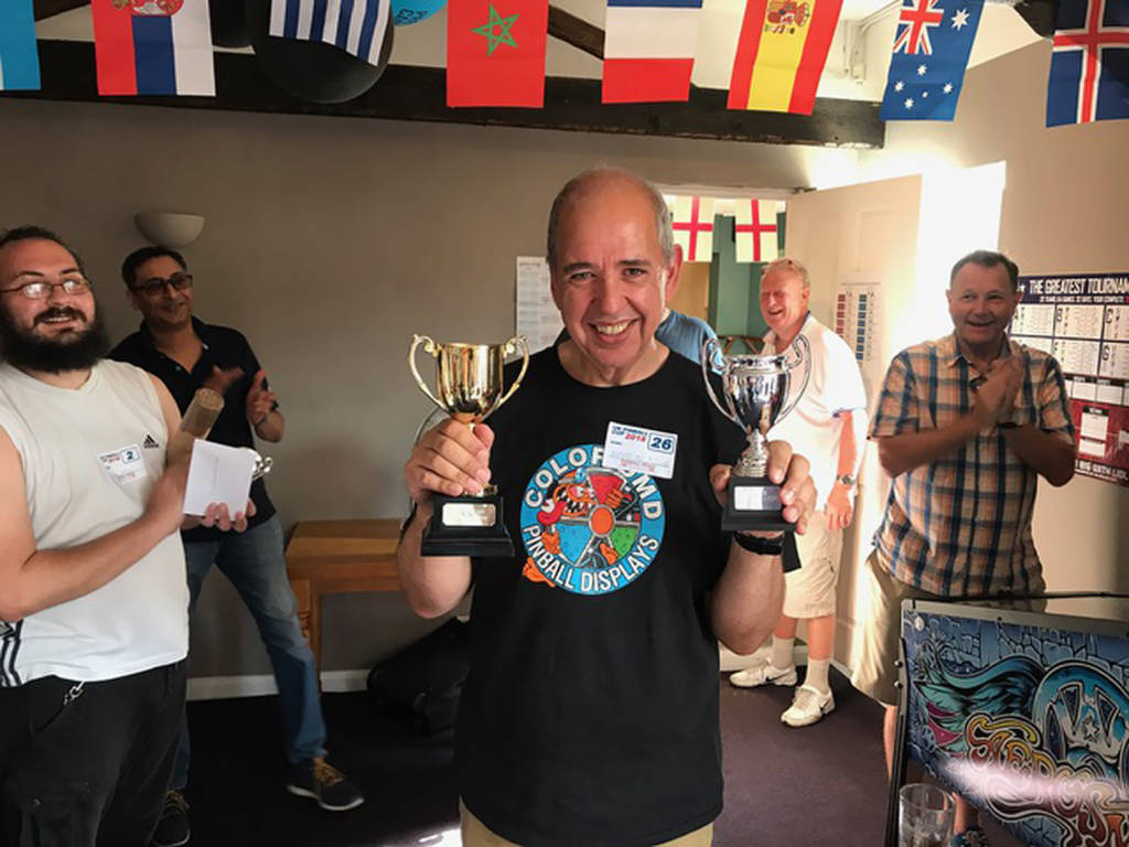 UK Pinball Cup winner, Martin Ayub