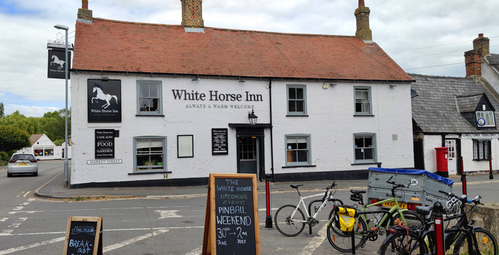 The host for the Swavesey Pinball Weekend - the White Horse Inn