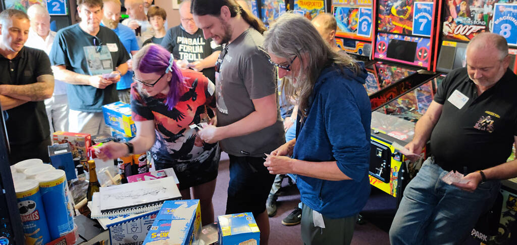 Picking prizes from the table