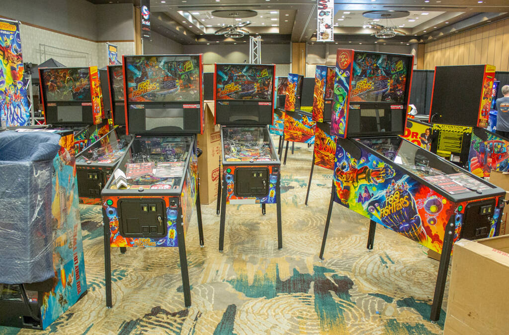 Lots of Foo Fighters games from Stern Pinball