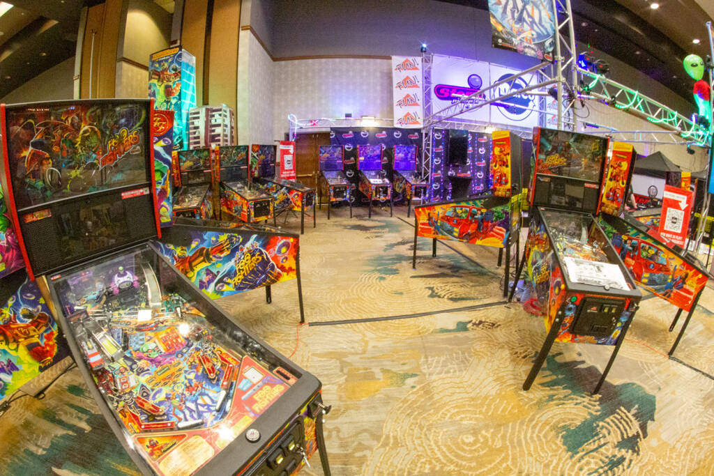 Stern Pinball is represented by Fun! and Marco Specialties
