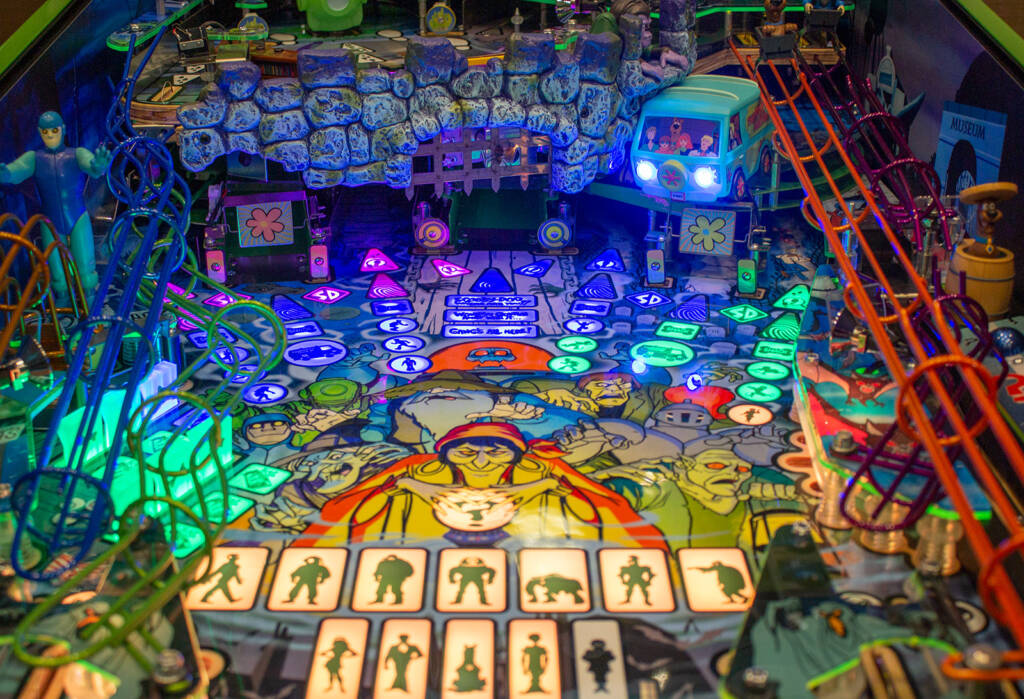The playfield from Scooby-Doo: Where Are You!