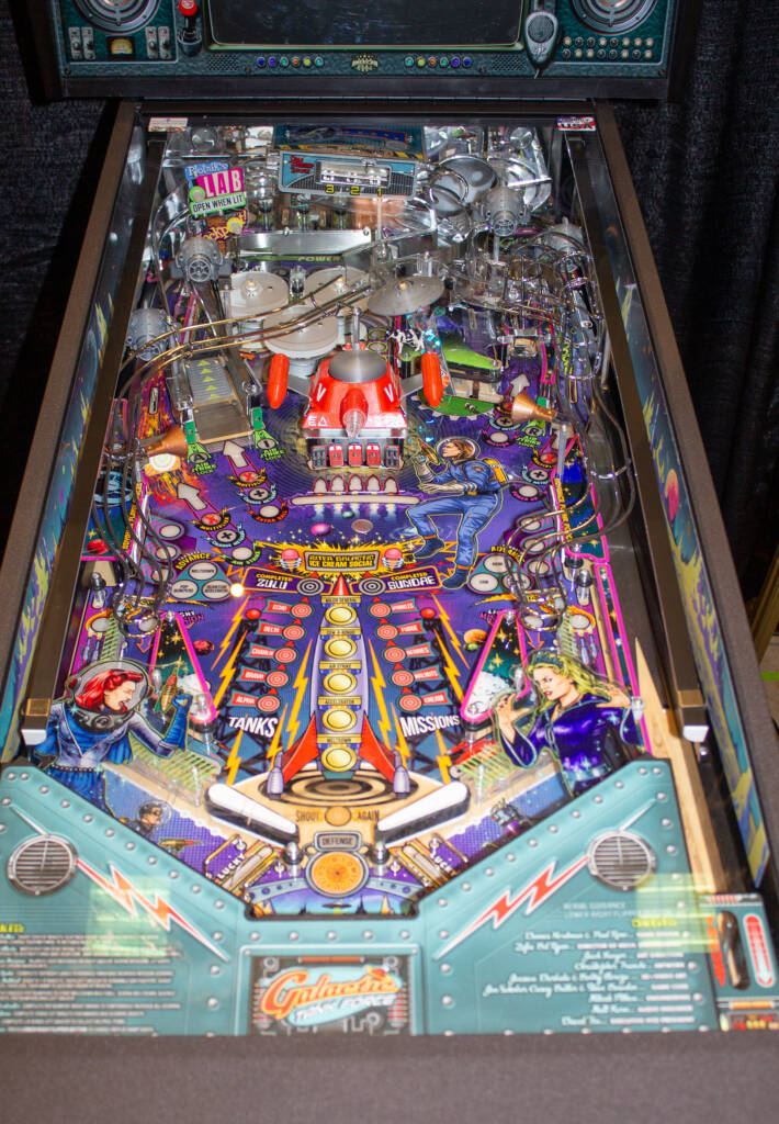 The Galactic Tank Force playfield