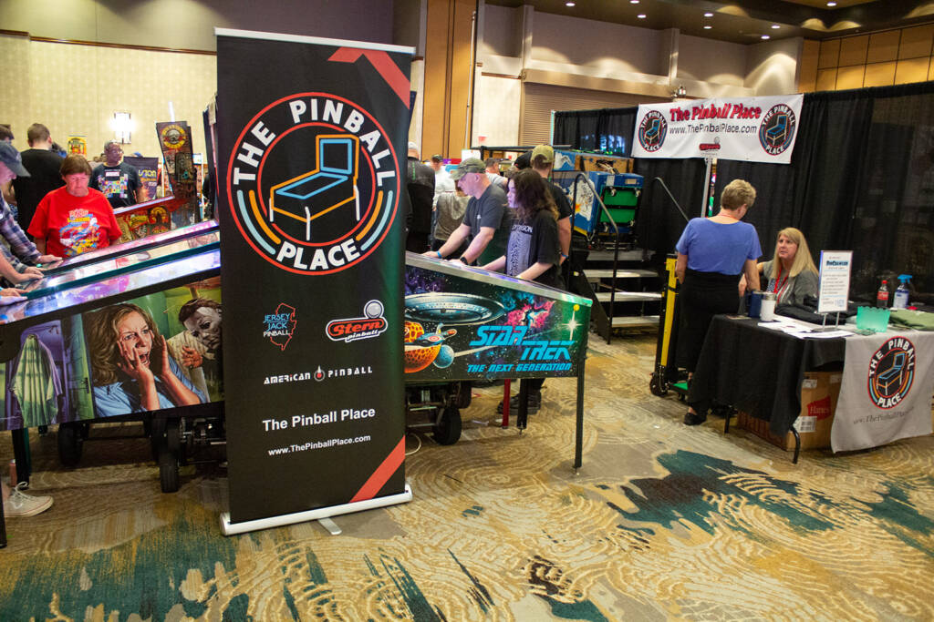 The Pinball Place stand