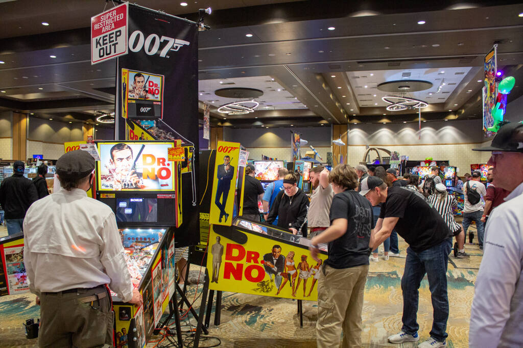 Marco and Fun! together hosted Stern Pinball display of new titles