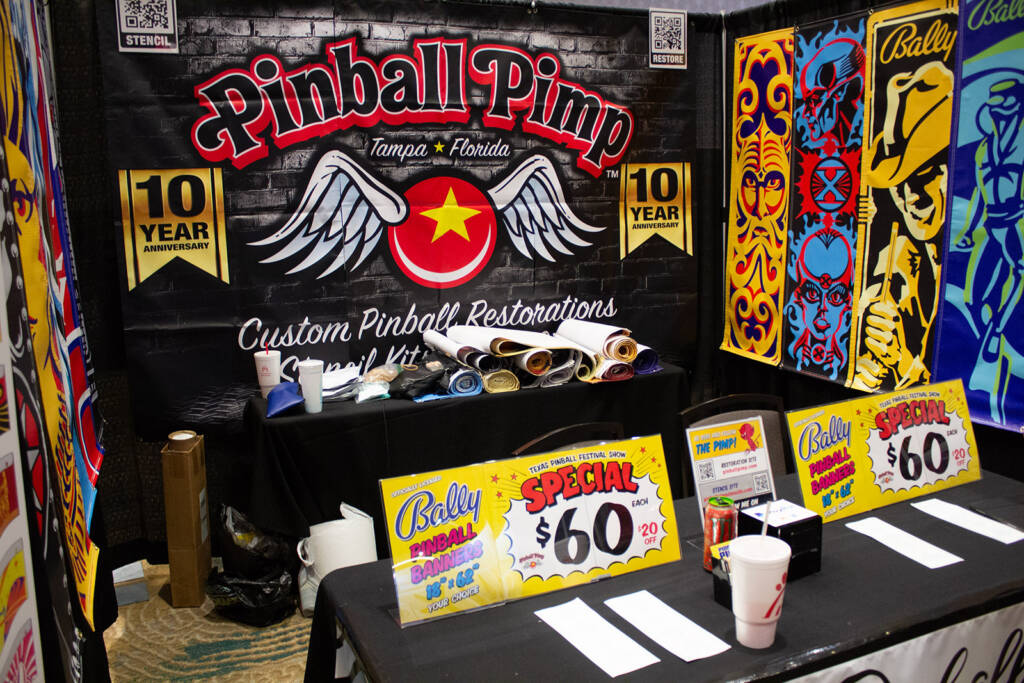 The Pinball Pimp stand