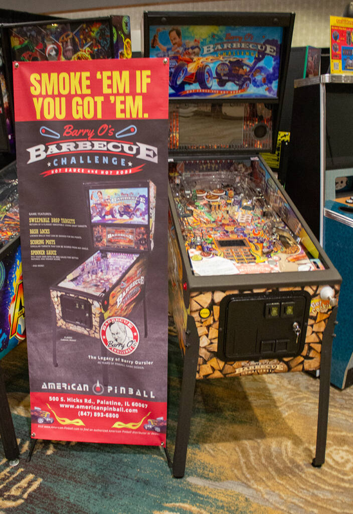 Barry O's Barbecue Challenge on the American Pinball stand