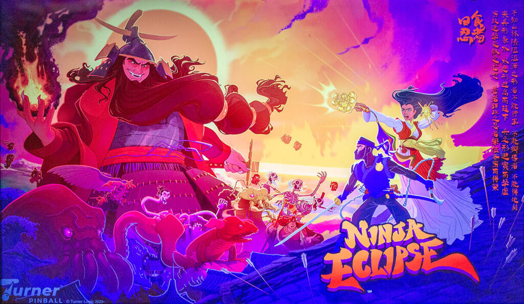 The translite image for Ninja Eclipse