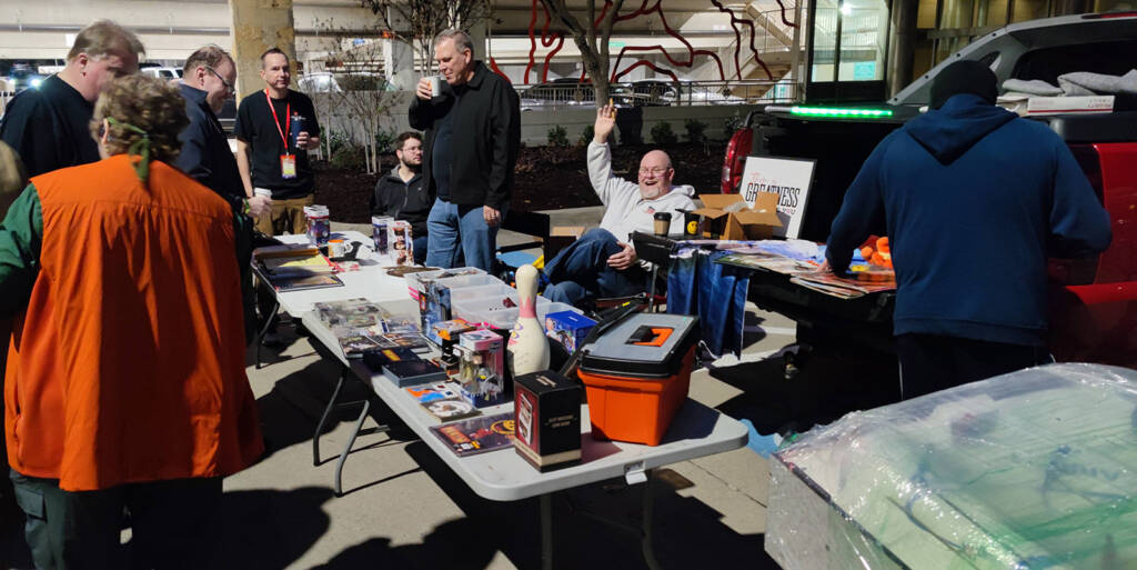 More swap meet vendors with interesting items for sale