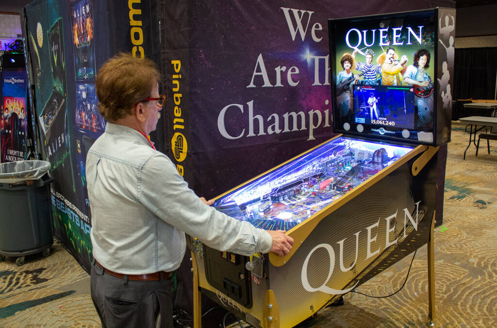 And also this sole Queen pinball