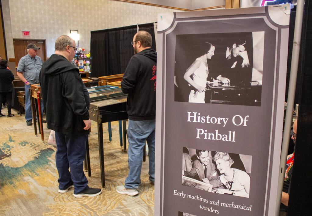 The History Of Pinball exhibit