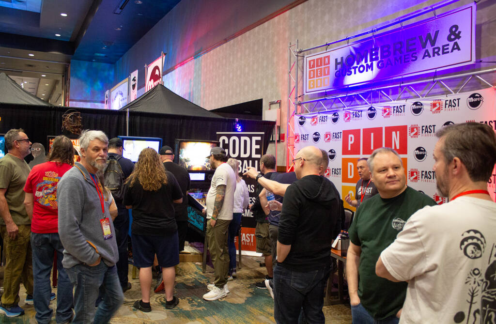 The buzz around homebrew games continues to build, so this area was popular throughout the show