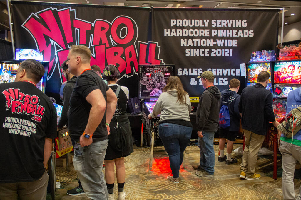 Nitro Pinball had all the latest games from several manufacturers