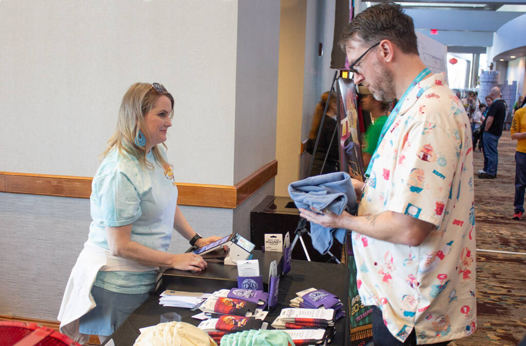 The merchandise checkout