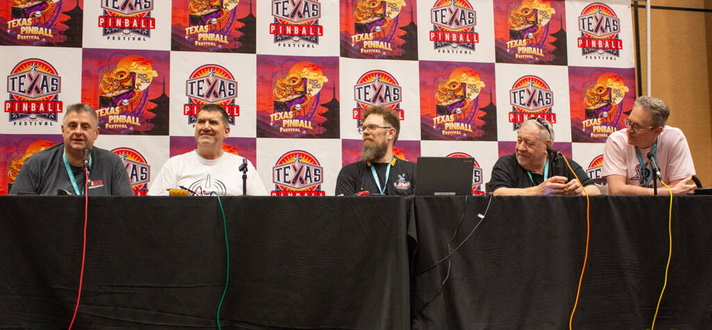 The tech Q&A panel: Frank Lindenmuth, Eugene Mosh, Brian Haskell, Todd Tuckey & Nic Schell