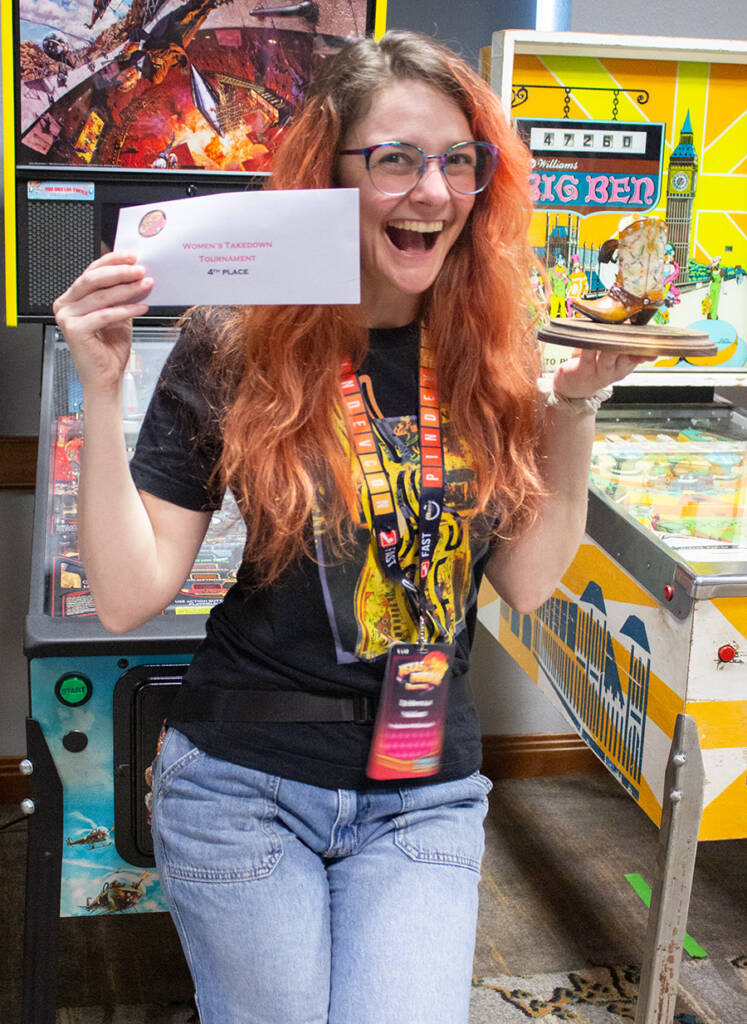 Fourth placed, Rebecca Salam