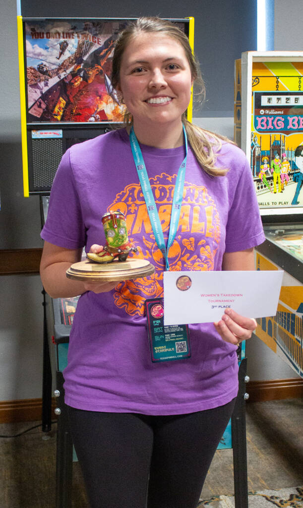 Third placed, Ariel Dutton