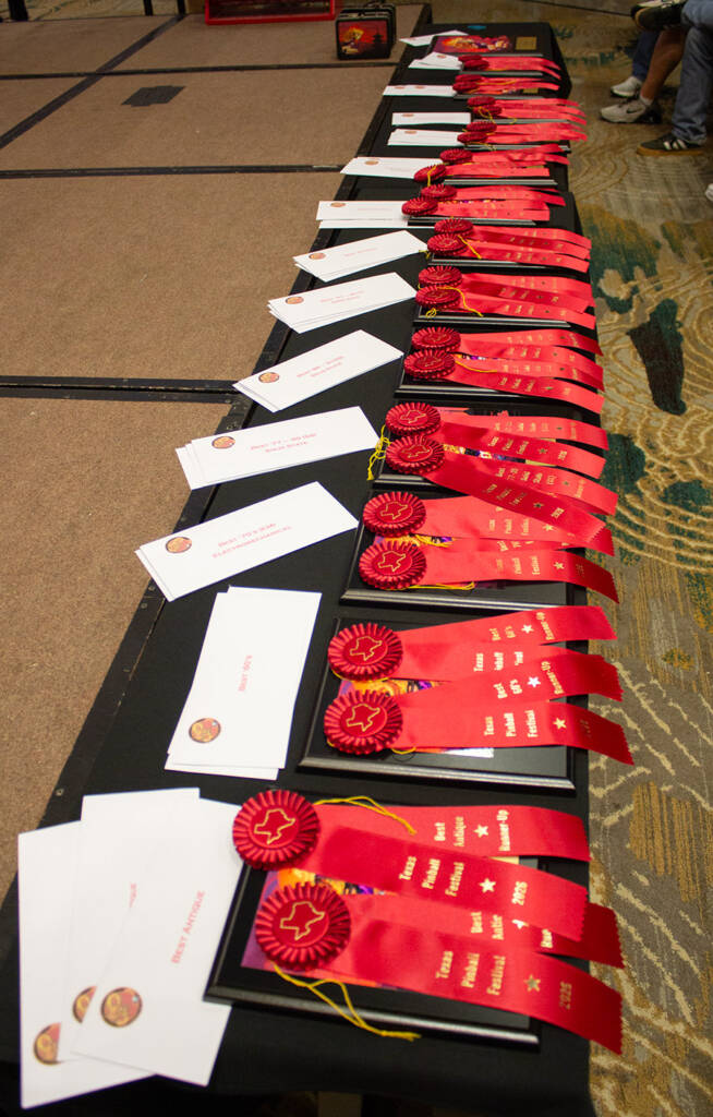 Awards and cash prizes for the runners-up and winners in each category