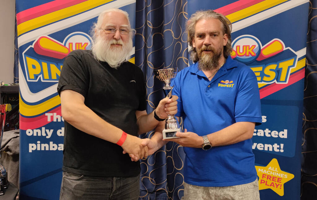 UK Pinball League B Division winner, Conrad Chambers