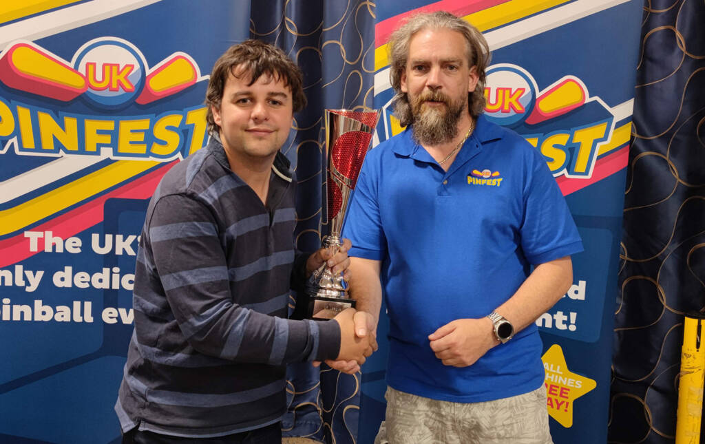 UK Pinball League A Division winner, Will Jarvis