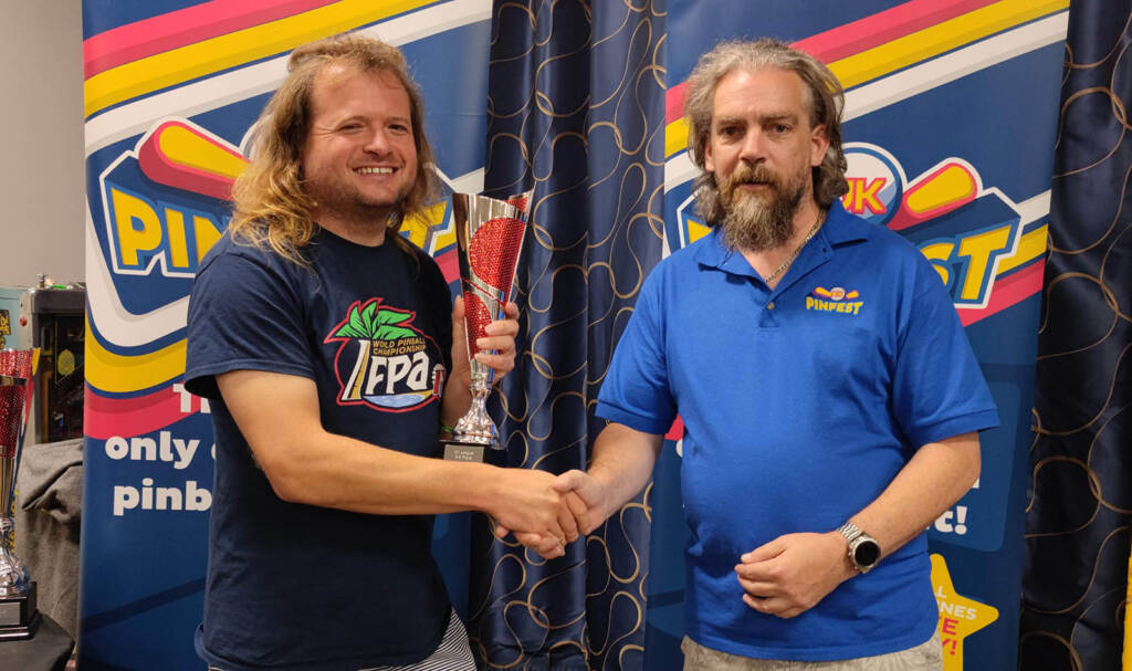 UK Pinball League A Division 3rd place, Andy Foster