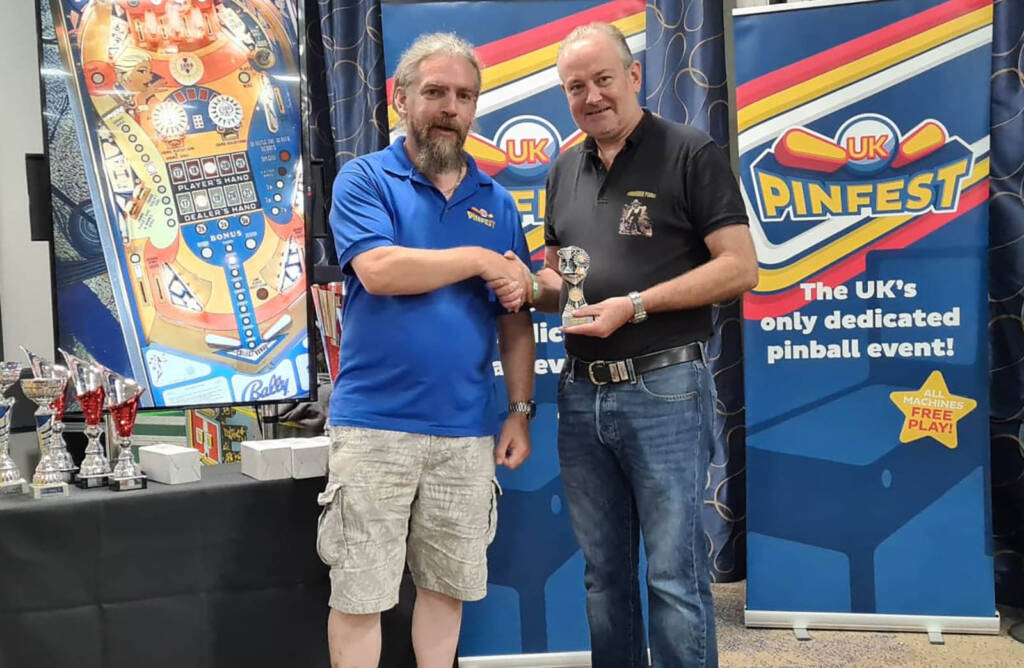 UK Pinball League Midlands region, 3rd place, Phil Dixon