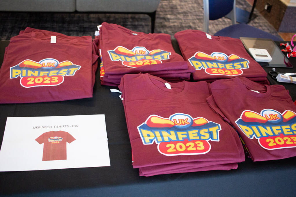 UK Pinfest T-shirts were available for just £10