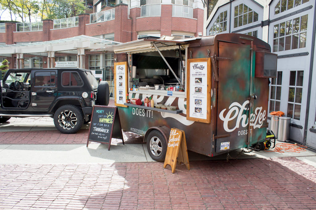 One of the food trucks