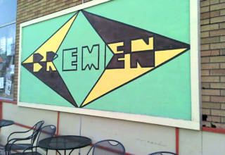 The Bremen Cafe sign