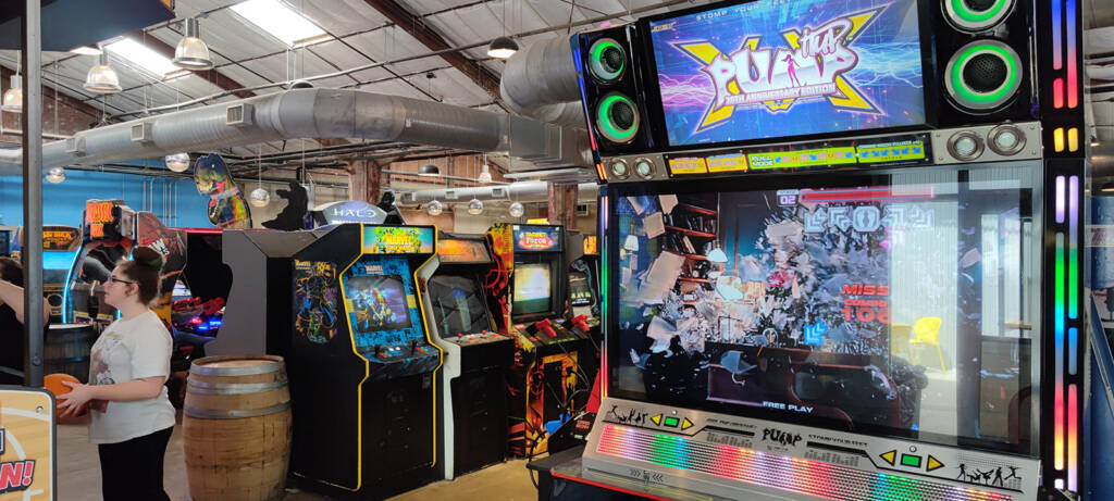 Among the other dance games, this Pump It Up caught our attention