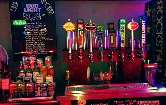 The bar