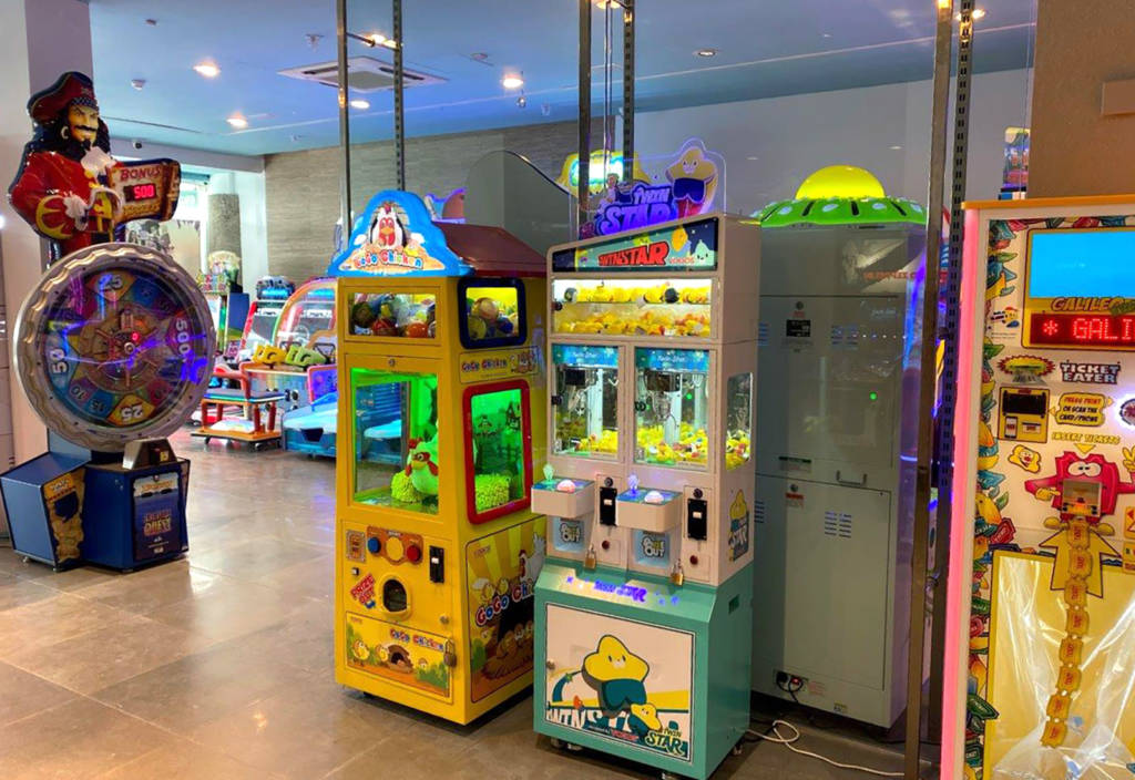 Some of the amusements at Funland Arcade