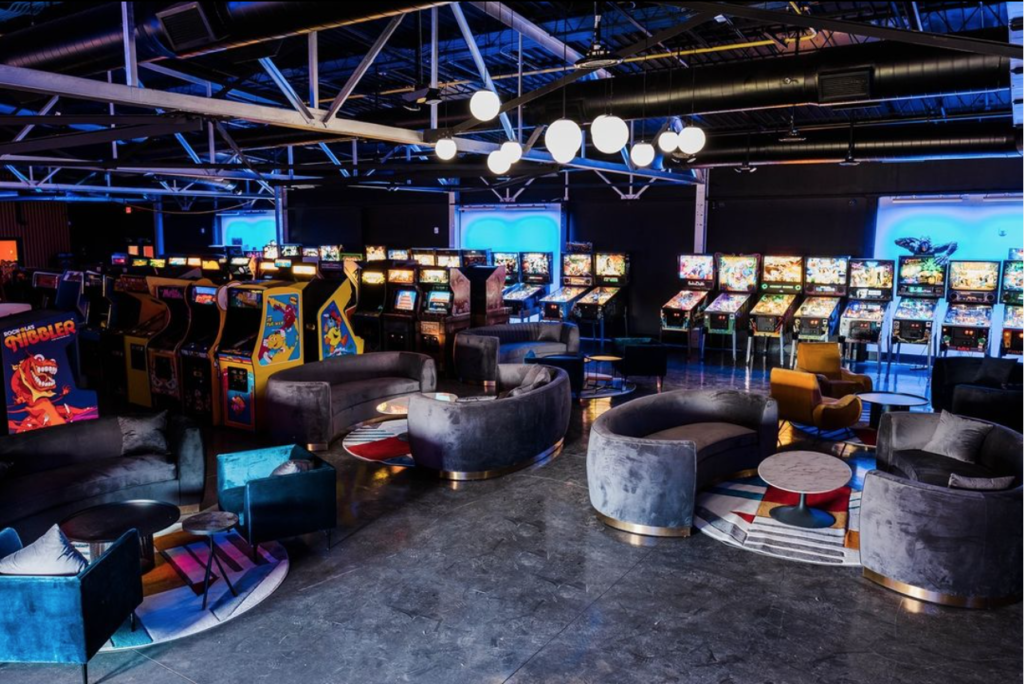 Some of Game Terminal's lounge areas