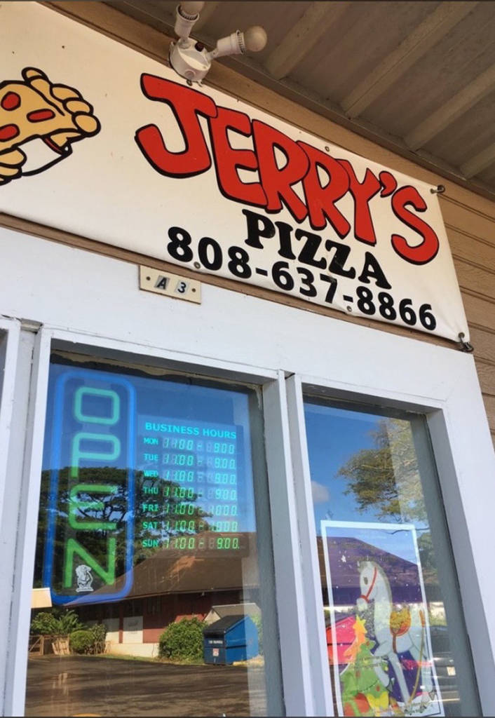 Jerry's Pizza Mill on O’ahu's north shore
