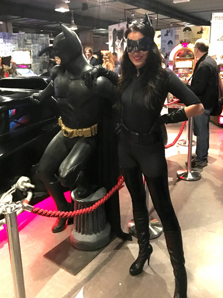Batman, Batgirl and the Batmobile