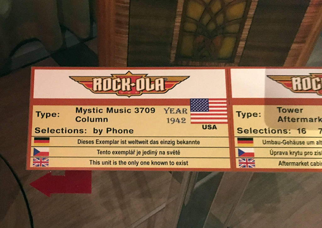 A unique Rock Ola exhibit?