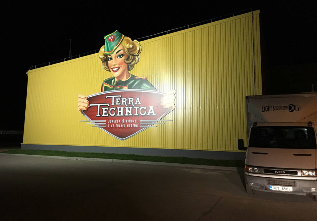 Terra Technica at night