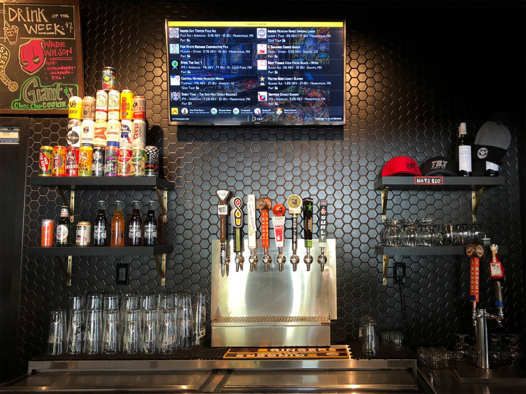 The bar selection