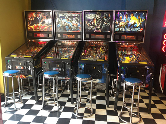 The game line-up at American Pool