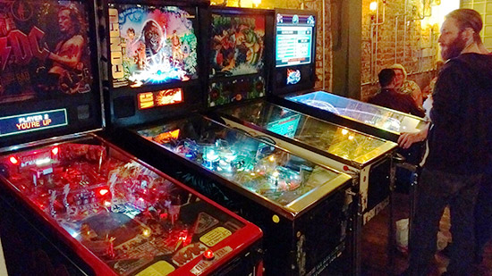 The four pinballs