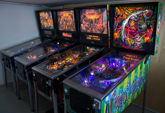 Monster Bash, Medieval Madness, Cactus Canyon and Cirqus Voltaire