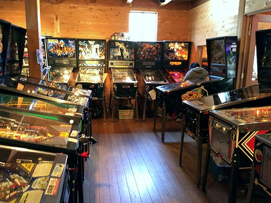 The pinball hall