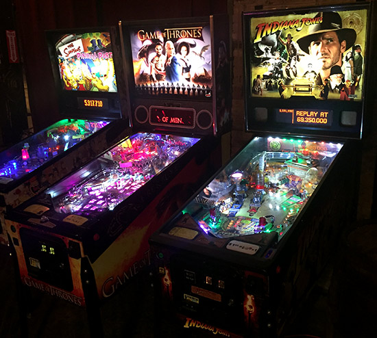 The three pinballs