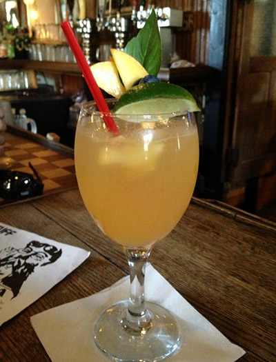 A Cantaloupe sangria