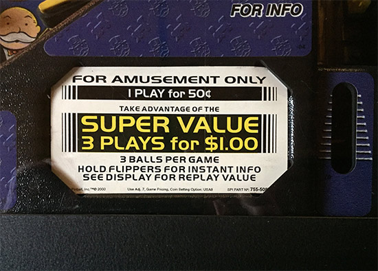 Monopoly is half the price