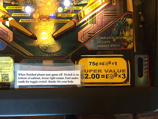 75c for X-Men