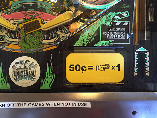 Only 50c a game for Creature