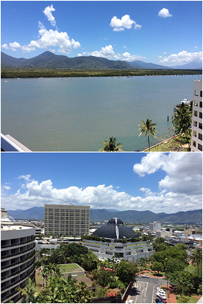 The beautiful view from our hotel