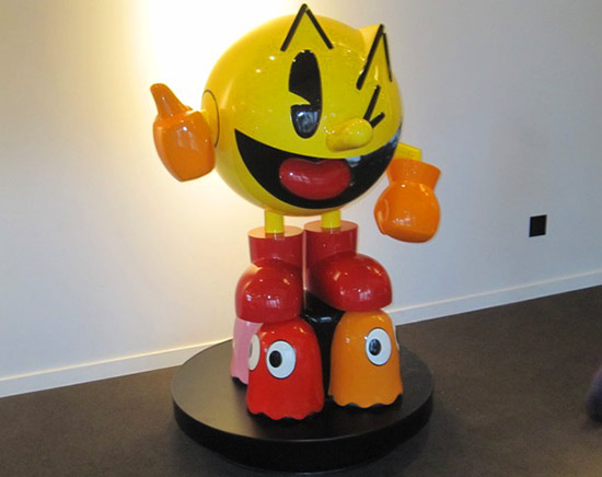 Pac-Man is there to greet you