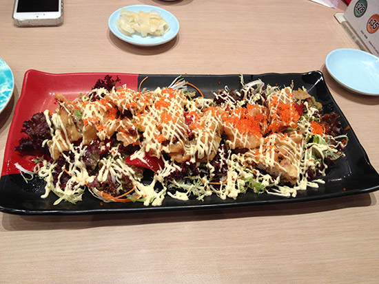 Some of the food at the restaurant